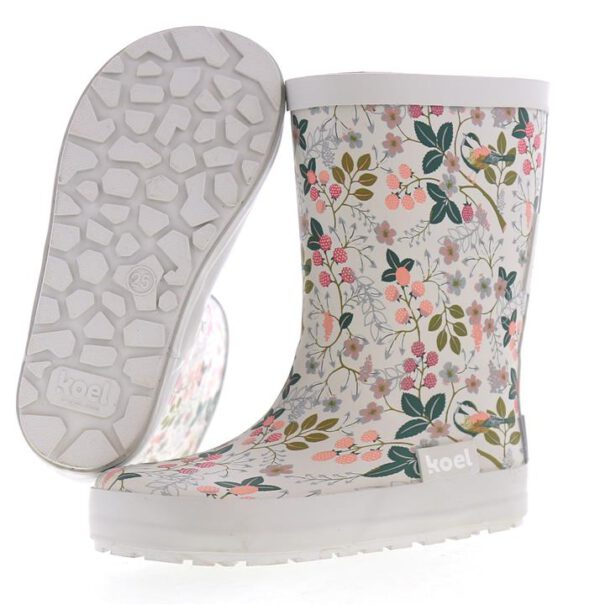 KOEL WELLIE BARE PRINT- FLOWERS GREEN