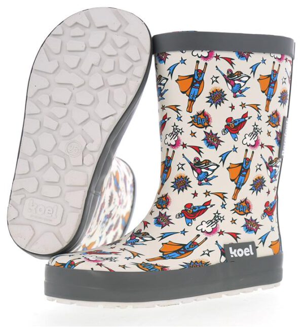 KOEL WELLIE BARE PRINT- SUPER HEROES